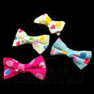 Pair Mini Size 5cm 2inch Kids' Bowknot Bow Tie Alligator Hair Clips #51662