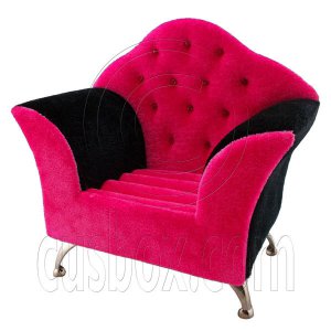 Black Pink Arm Chair Rings Tray 1:6 for Blythe Doll's House Dollhouse Furniture #12162