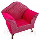 Pink Beads Arm Chair Rings Tray 1:6 for Barbie Doll's House Dollhouse Furniture #12193