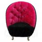 Pink Black Single Arm Chair 1/6 Barbie Blythe Doll's House Dollhouse Furniture #12314