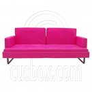 Plastic Pink 2-Seater Sofa 1:6 Blythe Barbie Doll's House Dollhouse Furniture #12367