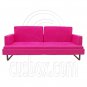 Plastic Pink 2-Seater Sofa 1:6 Blythe Barbie Doll's House Dollhouse Furniture #12367