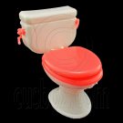 Plastic Bathroom Toilet 1:6 for Blythe Barbie Doll's House Dollhouse Furniture #12370