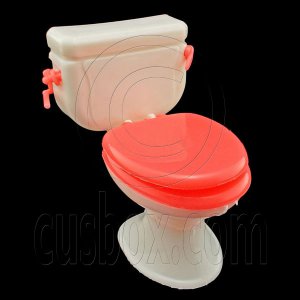 Plastic Bathroom Toilet 1:6 for Blythe Barbie Doll's House Dollhouse Furniture #12370