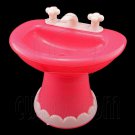 Orange Sink Wash Washing Basin 1:6 Barbie Kelly Doll's House Dollhouse Miniature #12420