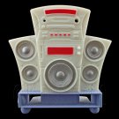 Hi-Fi Home Theater Combo Cabinet New 1/6 Barbie Doll's House Dollhouse Miniature #12458