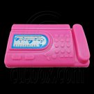 Pink Desktop Fax Machine 1/6 Barbie Blythe Size Doll's House Dollhouse Miniature #12460