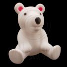 Rubber Cute White Polar Bear 1/6 Barbie Blythe Doll's House Dollhouse Miniature #12537