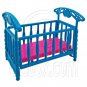 Blue Nursery Crib Cradle Bed 1/6 Barbie Kelly Doll's House Dollhouse Furniture #12593