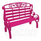 Pink Garden 2-Seate Chair Bench New 1/6 Barbie Doll's House Dollhouse Furniture #12596