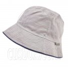 Reversible Outdoor Plain Bucket Hat (Gray / Khaki) #51716