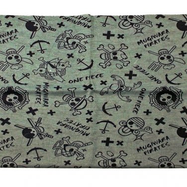 Grey Pirate Skull Cycling Hiking Skiing Unisex Bandana Headwear Head Gear Scarf #12110