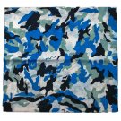 Blue Camo Camouflage Cycling Hiking Skiing Unisex Bandana Headwear Head Scarf #12114