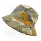 Reversible Outdoor Plain Bucket Hat (Gray Brown Desert Camo / Khaki) #51742