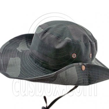 Black Green Desert Boonie Hat #51779