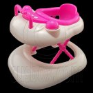White Plastic Walker 1/6 for Kelly of Barbie Doll's House Dollhouse Miniature #12705