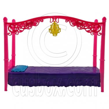 Gorgeous 4 Posters Bed Pillow 1/6 Barbie Monster High Doll's Dollhouse Furniture #12706