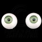 Green One Pair Doll Eyes Ball Half Round Acrylic Dolls Eye 10mm for BJD Dollfie #12751