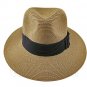 Wide Brim Fedora Braid Trim Hat (DARK BROWN) #51846