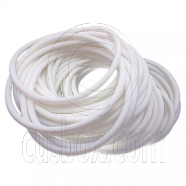 5 pcs Colorful Silicone Elastic Bracelet (White) #51865