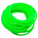 5 pcs Colorful Silicone Elastic Bracelet (Sharp Green) #51874