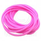 5 pcs Colorful Silicone Elastic Bracelet (Pink) #51879