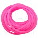 5 pcs Colorful Silicone Elastic Bracelet (Fluorescent Pink) #51880