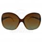 Brown Women's Girl Oversized Large Vintage Shades Polarized Designer Sunglasses #12905