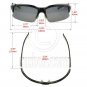 Professional Polarized Biking Cycling Running Golf Sport Wrap Around Sunglasses #12916