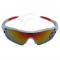 White Professional Polarized Biking Cycling Running Sport Wrap Around Sunglasses #12918