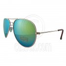Designer Aviator Anti-Reflective Sunglasses UV400 Full Blue Mirror Gold Frame #12977