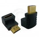 HDMI 90 Degree Right Angle 1.4 Adapter Male to Female for 1080p 3D TV LCD HDTV #12820