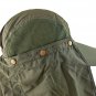 Long Neck Flap /w Face Mask Mesh Cap Hat Fishing Hiking (BLACK) #51900