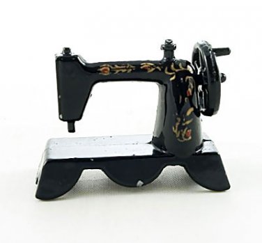 Vintage Black Tailor Sewing Machine Dollhouse Miniature #10250