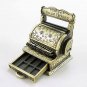 Vintage Bronze Gold Cash Register Dollhouse Miniature #10277