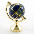 Vintage Blue Earth Rolling Globe Dollhouse Miniature #10285