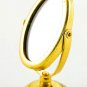 Golden Makeup Cosmetic Oval Mirror Dollhouse Miniature #10293