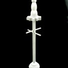White Wood Nursery Coat Floor Stand Dollhouse Furniture #10456