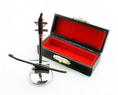 Musical Instrument Chinese Erhu Dollhouse Miniature #10720