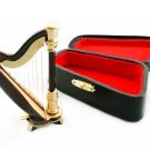 Musical Instrument Folk Modern Harp Dollhouse Miniature #10721