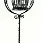 Black Wire New Bird's Cage Birdcage Dollhouse Miniature #10768