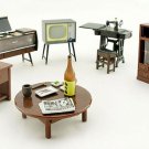 Vintage Japanese Japan w Magnet 1:25 Dollhouse Furniture Set #10845