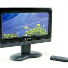 LCD Slim TV Plasma 16:9 w Remote Dollhouse Miniature #10852