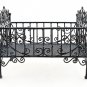 Black Wire Nursery Baby Grow Crib Dollhouse Furniture #10866