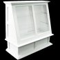 White Bakery Cake Display Fridge Dollhouse Furniture #10887