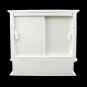 White Bakery Cake Display Fridge Dollhouse Furniture #10887