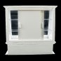 White Bakery Cake Display Fridge Dollhouse Furniture #10887