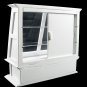 White Bakery Cake Display Fridge Dollhouse Furniture #10887