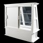 White Bakery Cake Display Fridge Dollhouse Furniture #10887