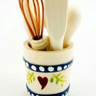 Kitchen Cooking Utencils Bucket Dollhouse Miniature Set #10924
